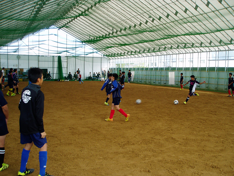 サッカー練習風景